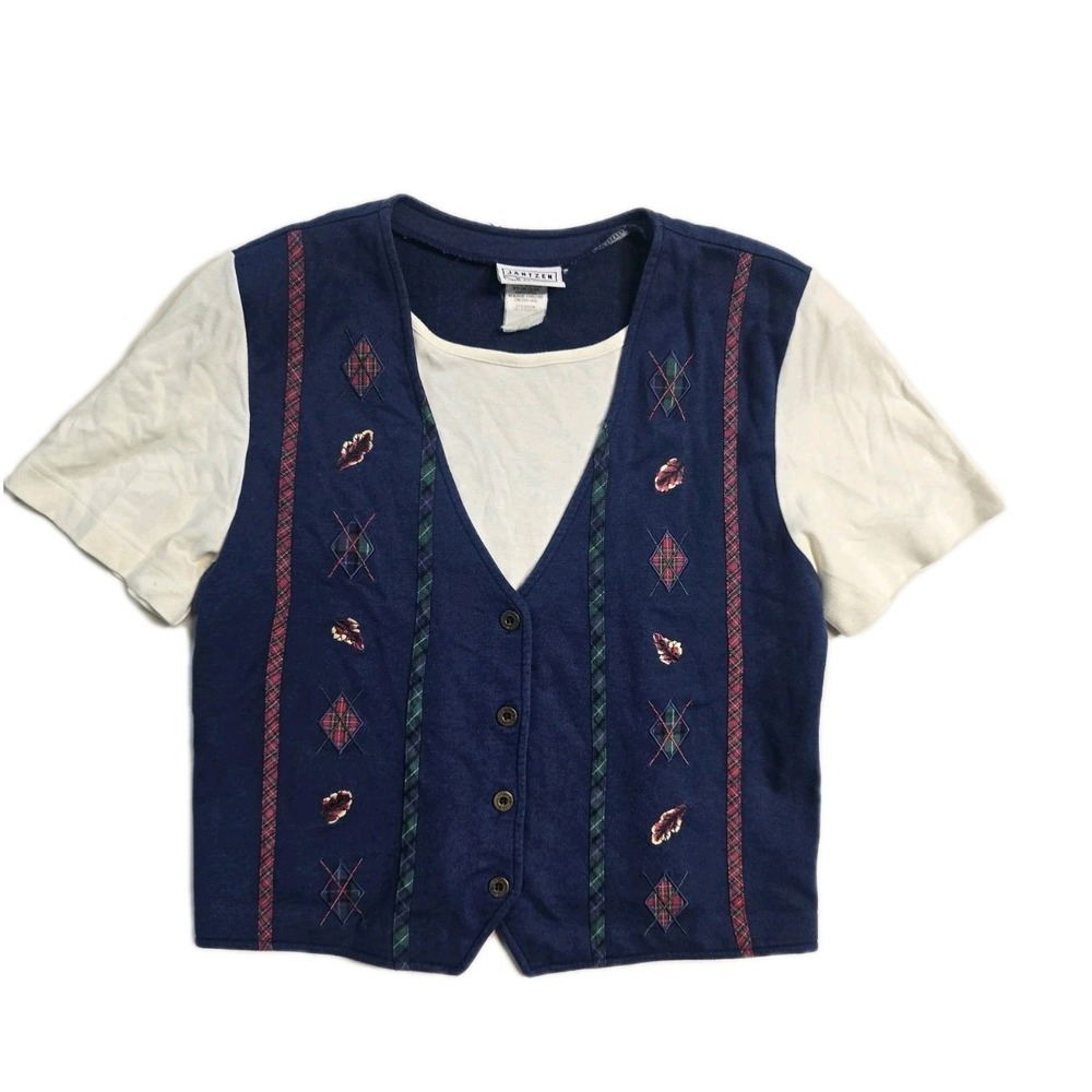 Vintage Jantzen Classic M Navy Blue